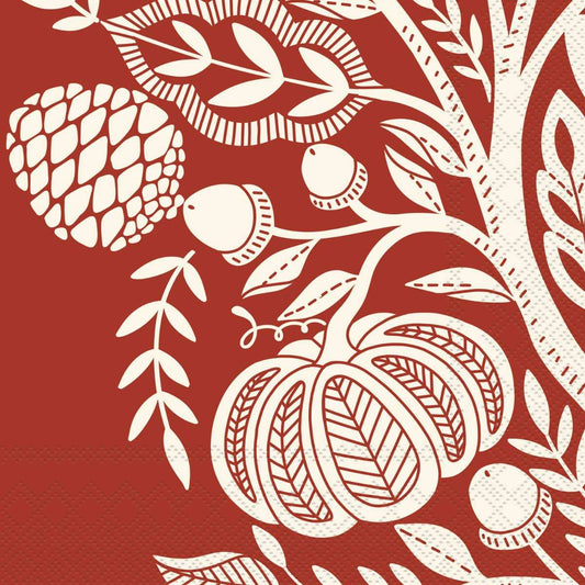 Cocktail Napkins - Fall Pumpkin