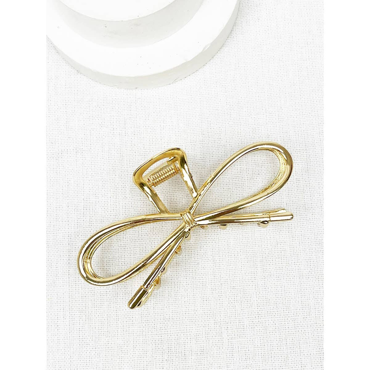 Metal Bow Shape Hair Claw Clip