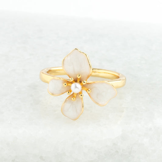 Anillo Hope in Bloom en bronceado toscano