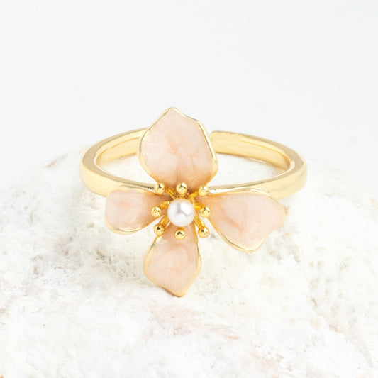 Anillo de esperanza en flor en Misty Rose