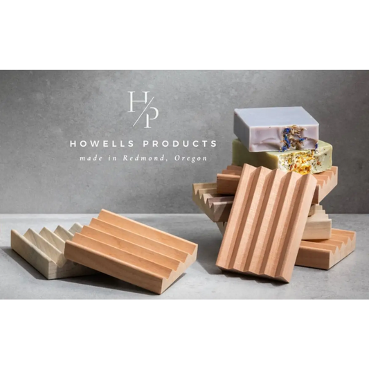 Soap Dish - Eco-Friendly Wood - USA - Howells Wood Products