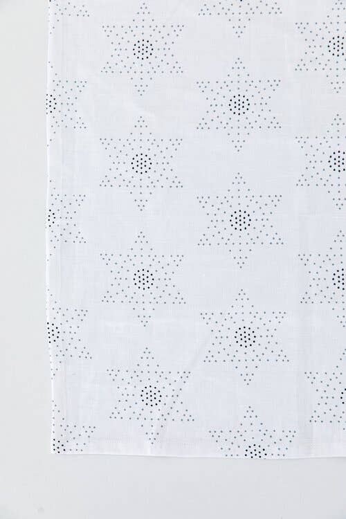 Colander Stars Pattern Tea Towel