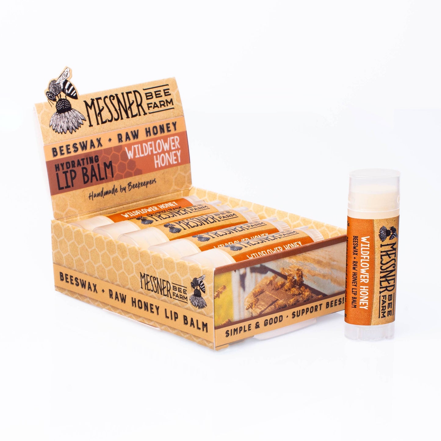 Wildflower Honey Lip Balm - Messner Bee Farm