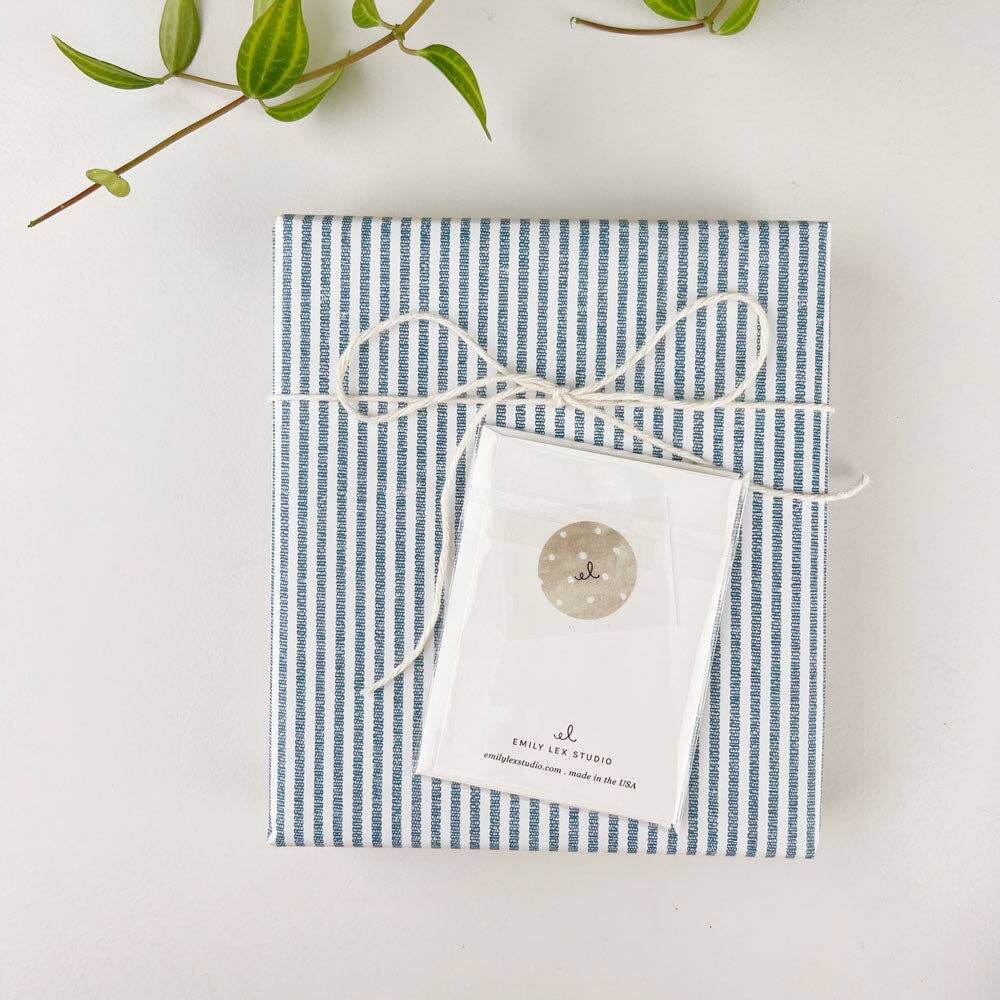 Mini Notecard - Gingham Gift