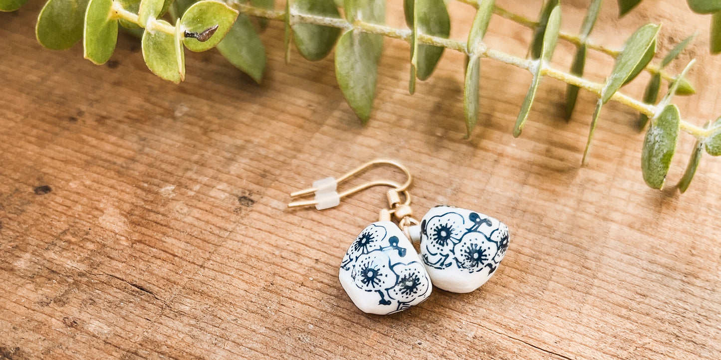 Adorables pendientes de taza de té