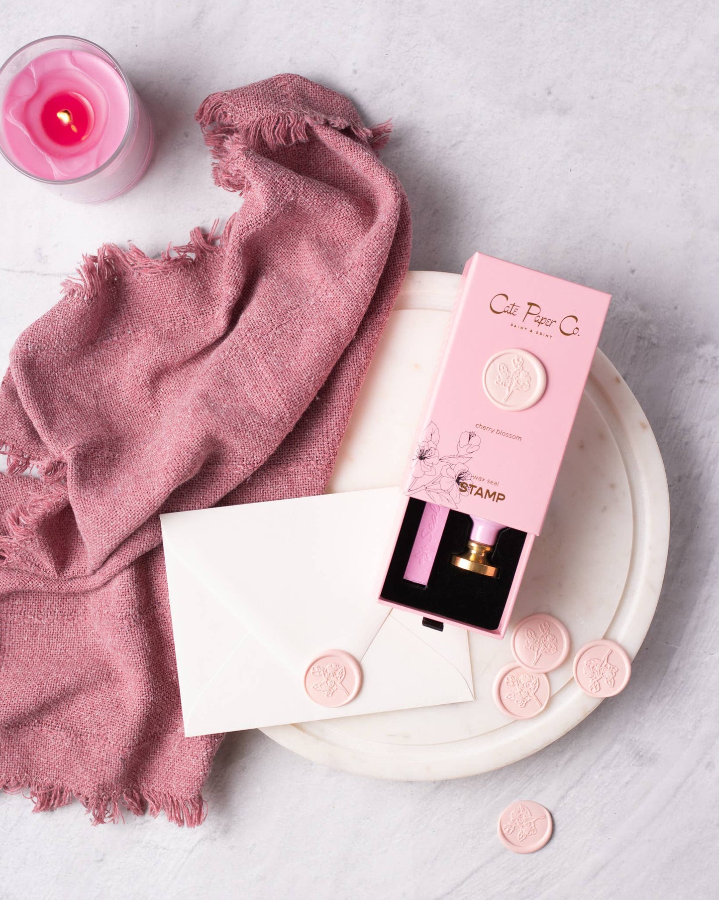 Wax Seal Set with Stick and Stamp