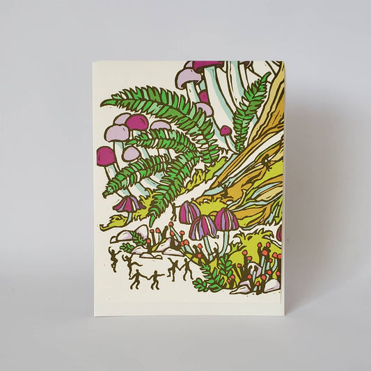 Fairy Mushroom Greeting Card