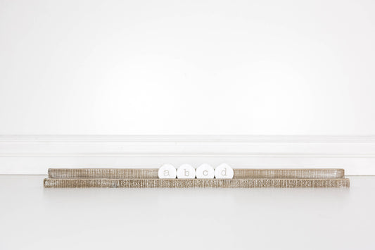 Natural Wood Letter Board Ledgie 28"