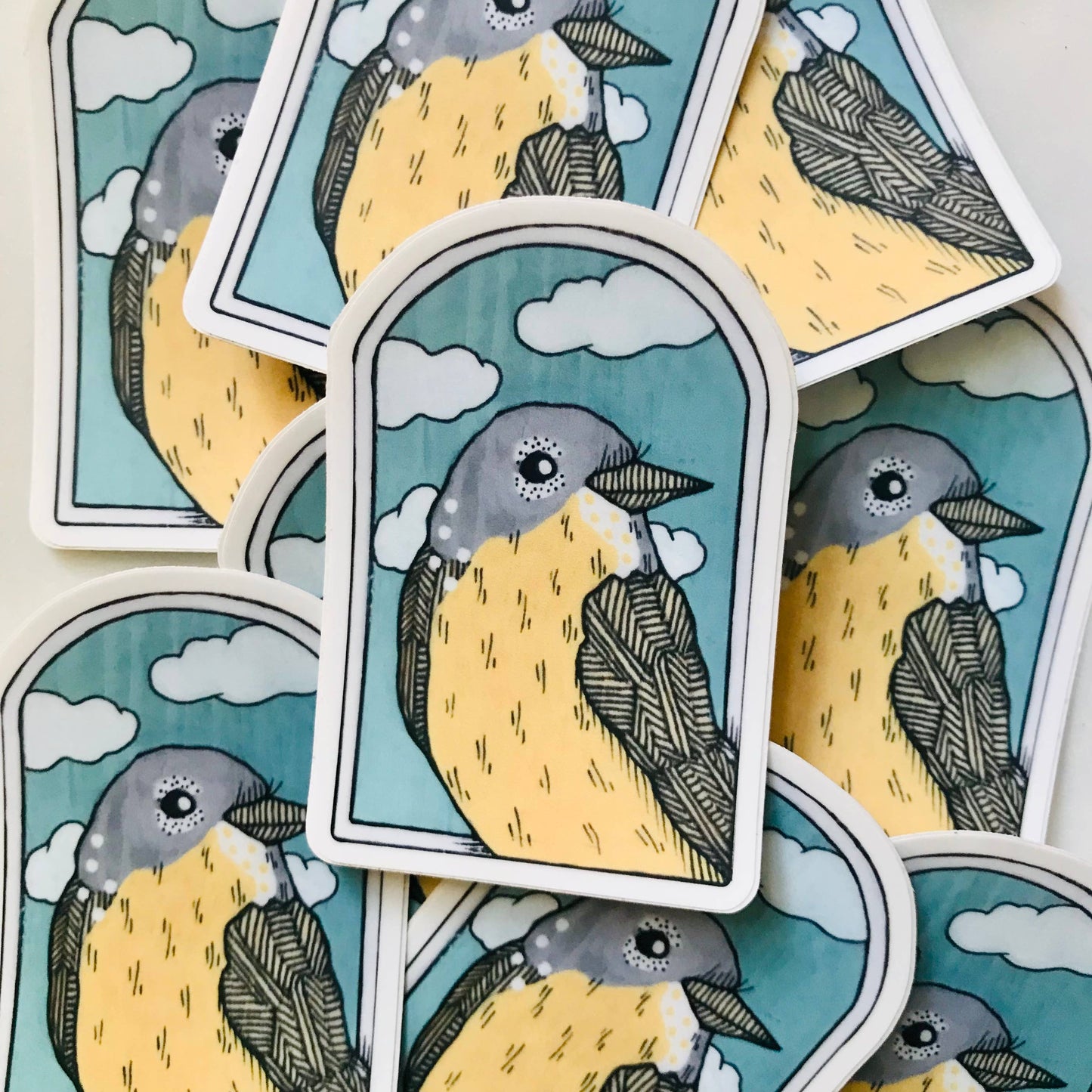 Warbler Arch Vinyl Sticker