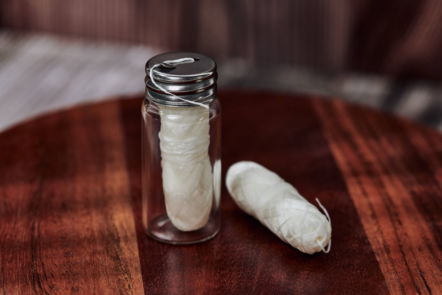 Biodegradable Dental Floss Bundle (Glass Jar + 2 Refills)