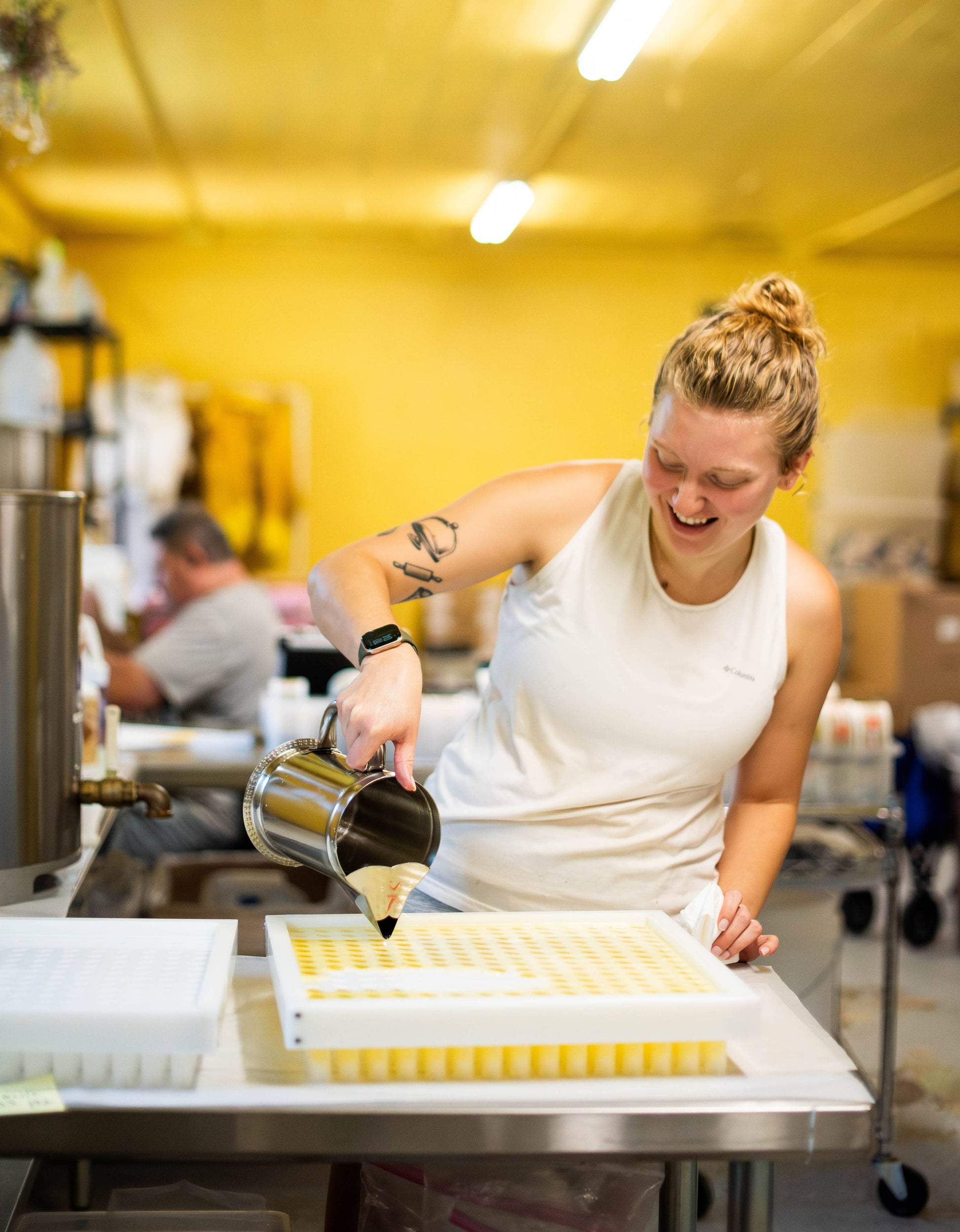 Morel Mushroom Candle - 100% Beeswax - Handmade - Messner Bee Farm