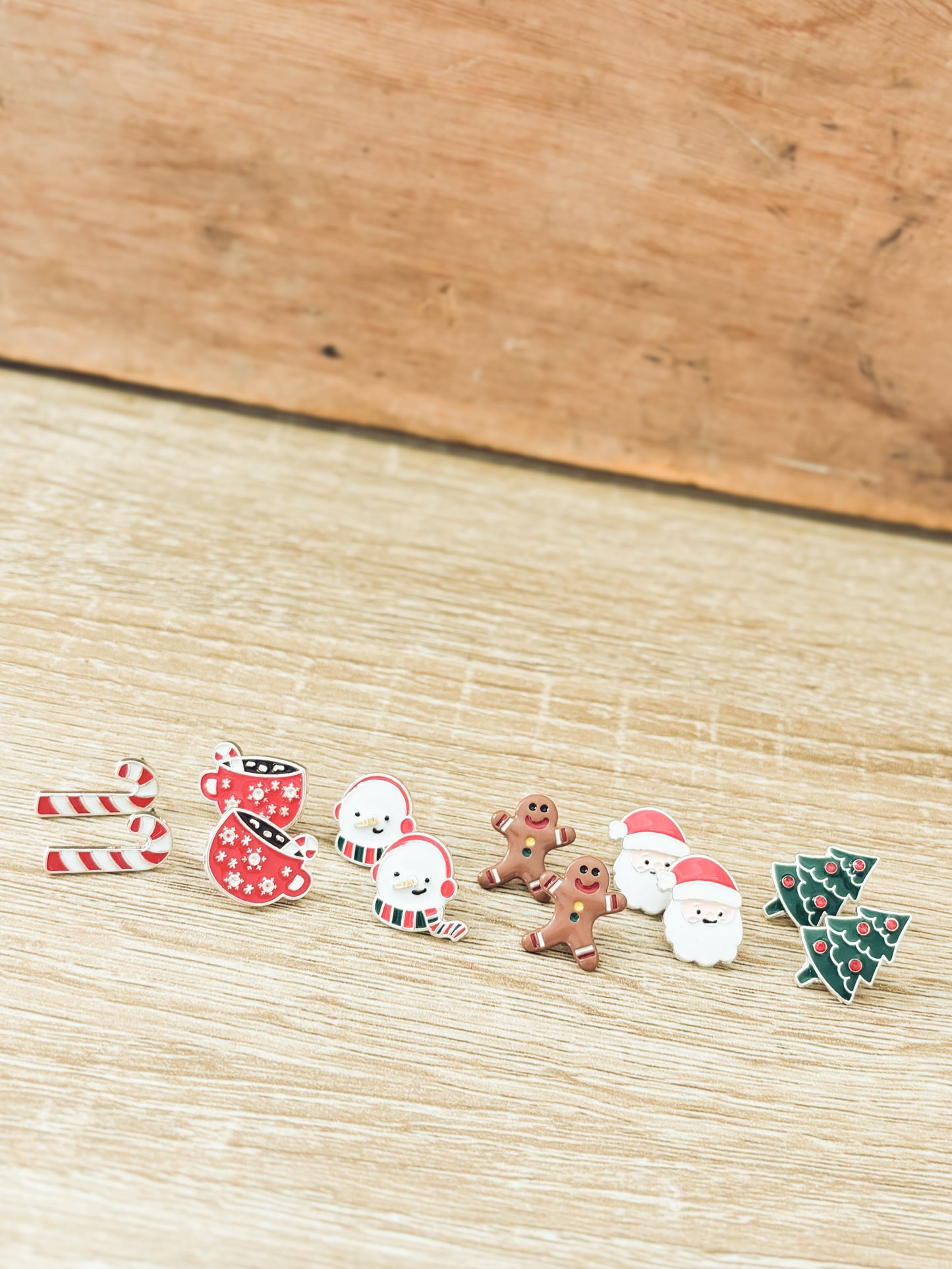 Adorable Christmas Stud Earring Set