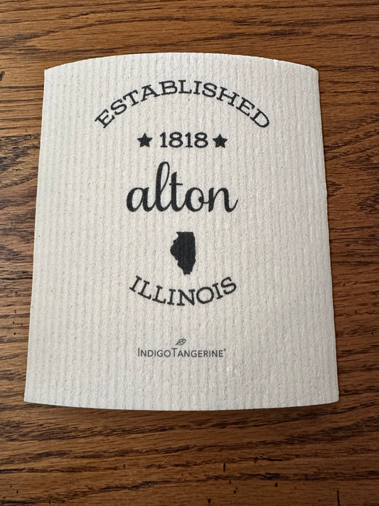 Alton Illinois State - Swedish Dish Cloth