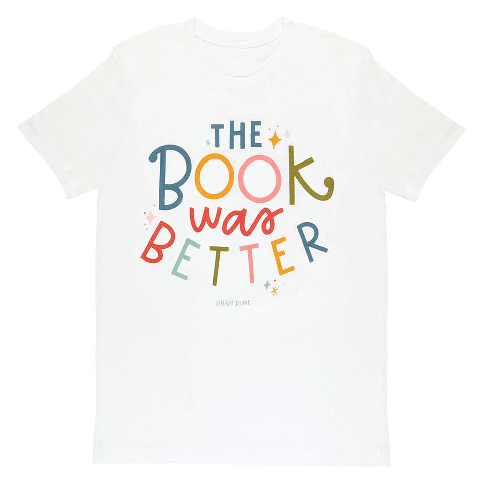 The Book Was Better- Pippi T-Shirt - White