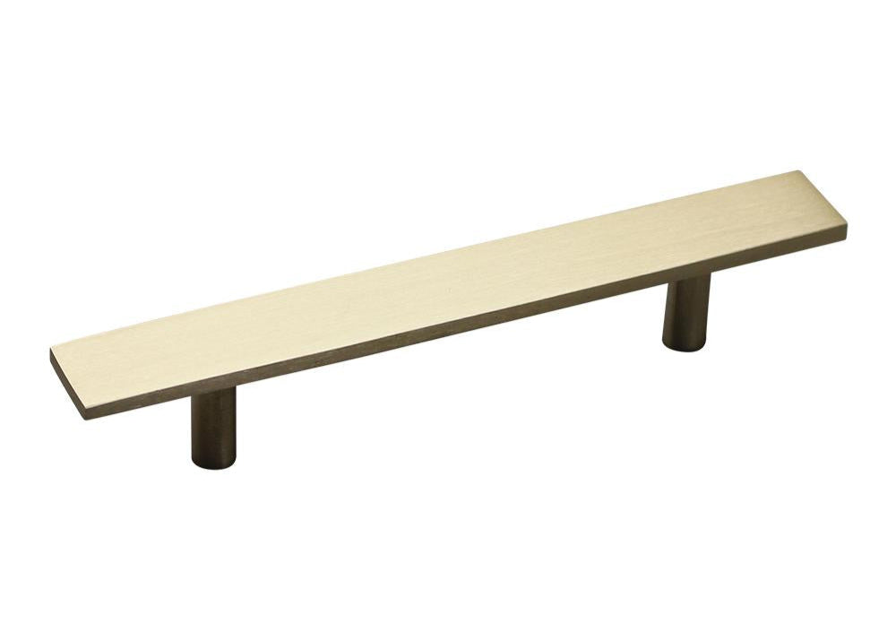 Modern Flat Bar Cabinet Dresser Pull Brass - Ave Home