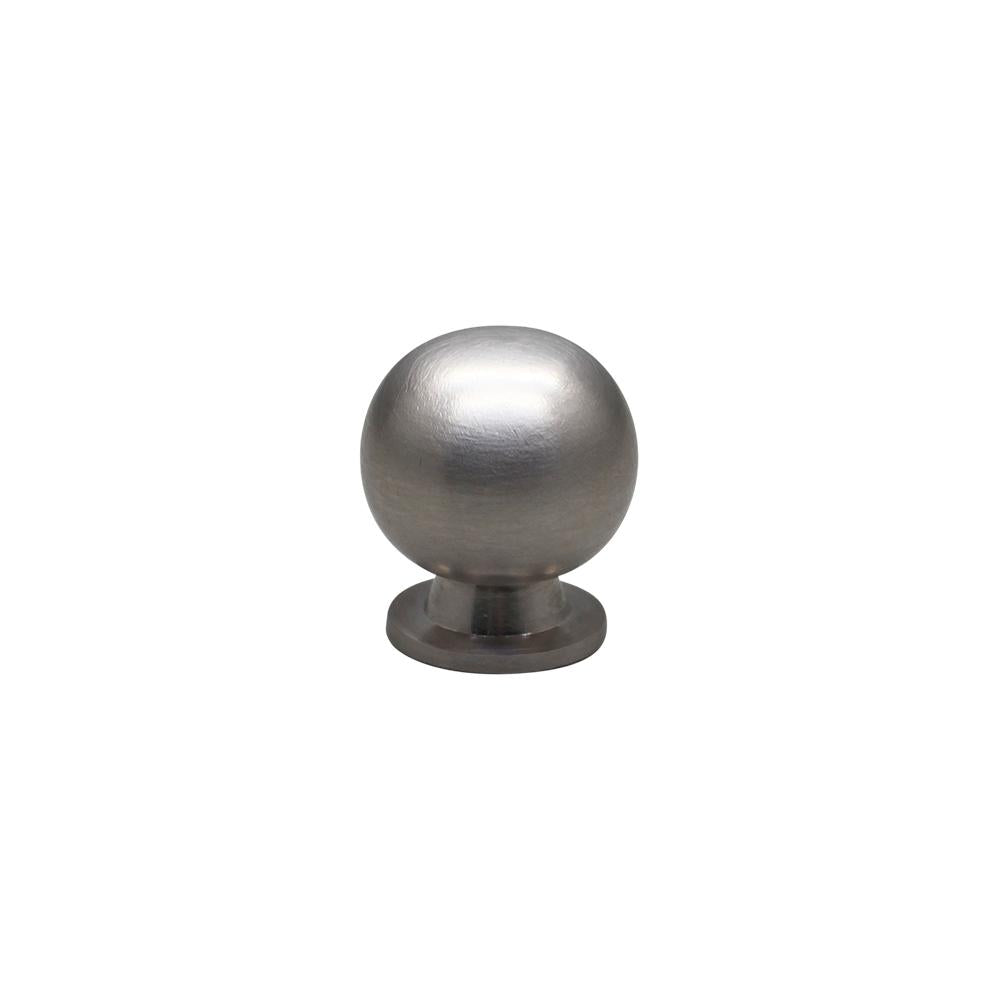 Bouton de commode à boule traditionnel, nickel