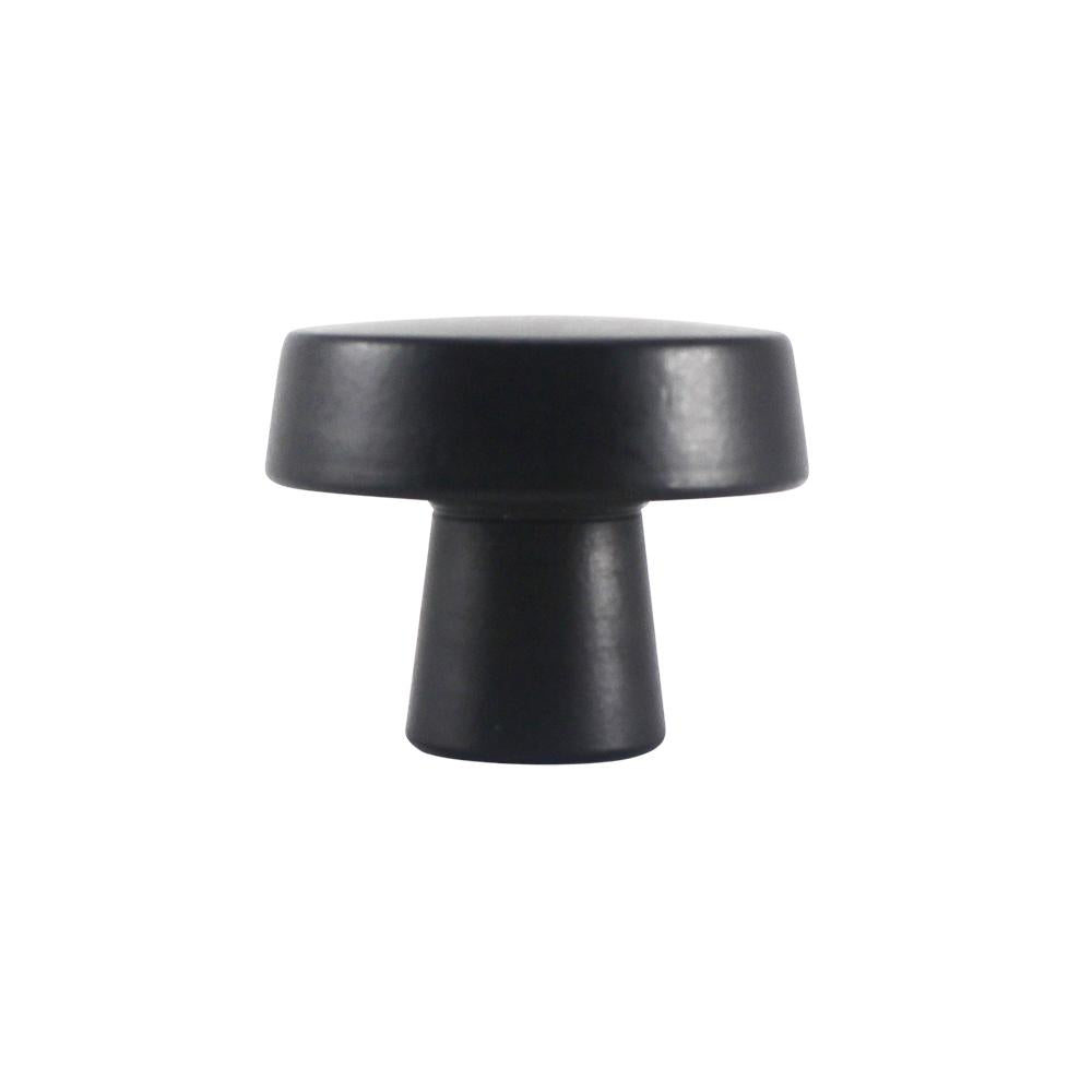 Bouton de commode rond de transition, fer