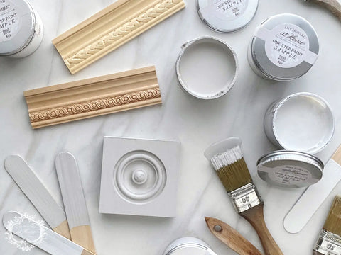 One Step Paint 16oz jar of white highly pigmented step paint 16oz