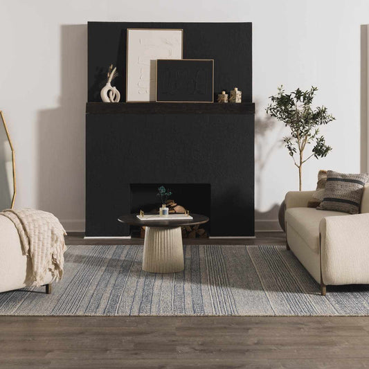 Gray Blue Tufted Maroc Wool Rug - Boutique Rugs