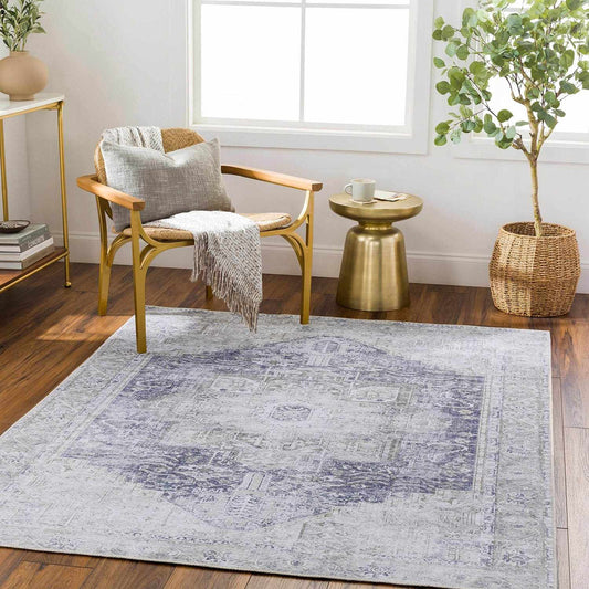 Olive Rosman Washable Area Rug - Clearance - Boutique Rugs
