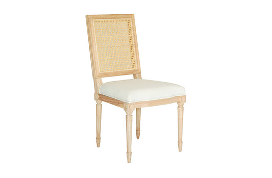 Chaise française Bienville avec cannage 