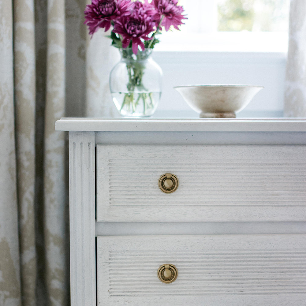 Poignée de commode à anneau traditionnelle, laiton