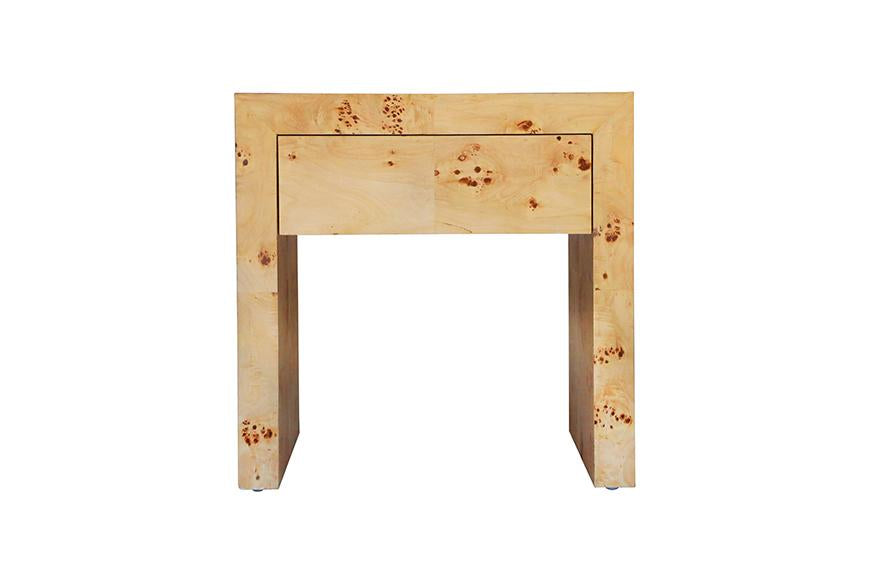 Table d'appoint en bois de ronce Chloe 