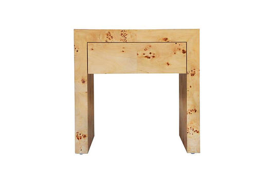 Table d'appoint en bois de ronce Chloe 