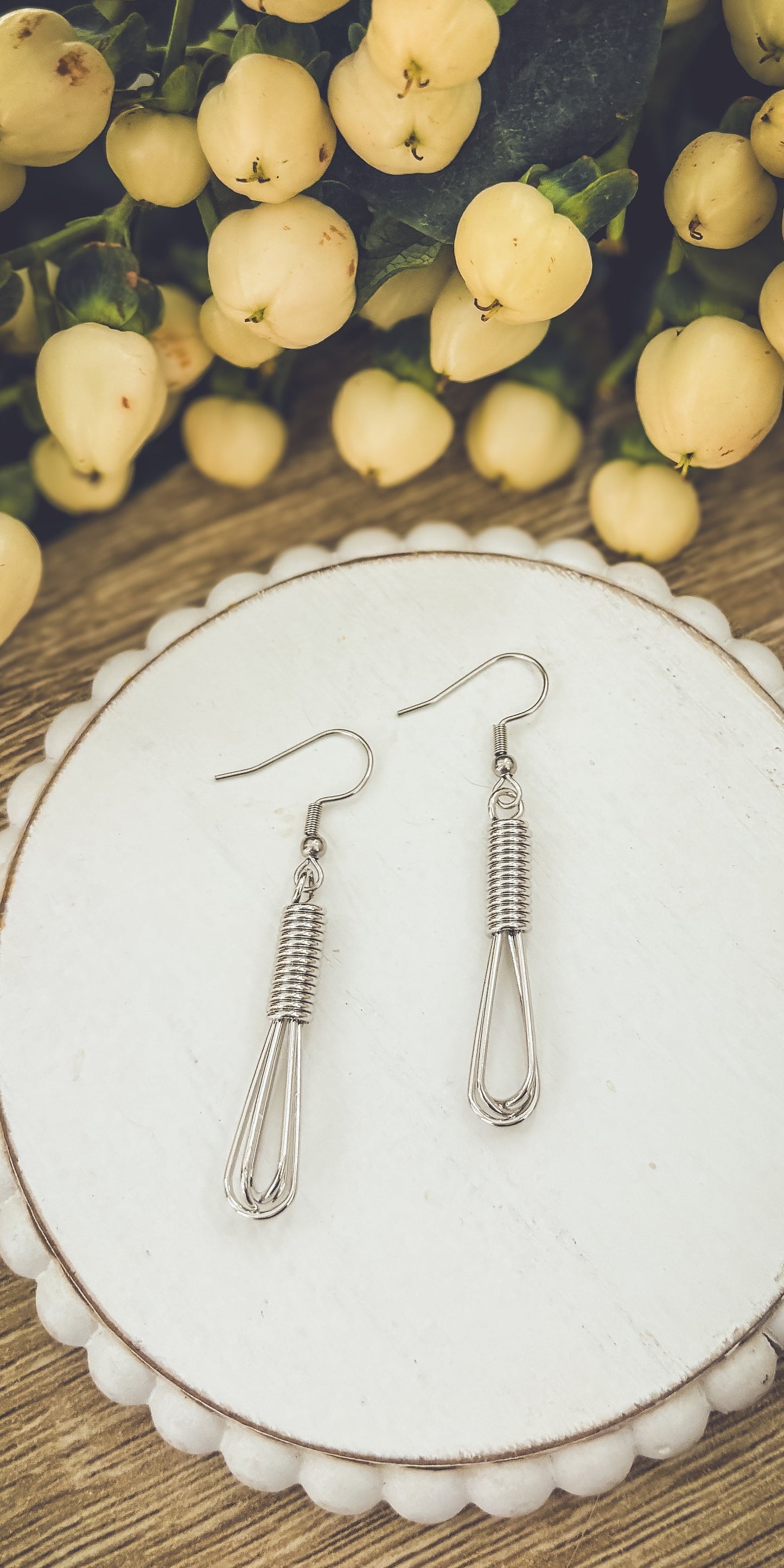 Adorable Baking Whisk Earrings