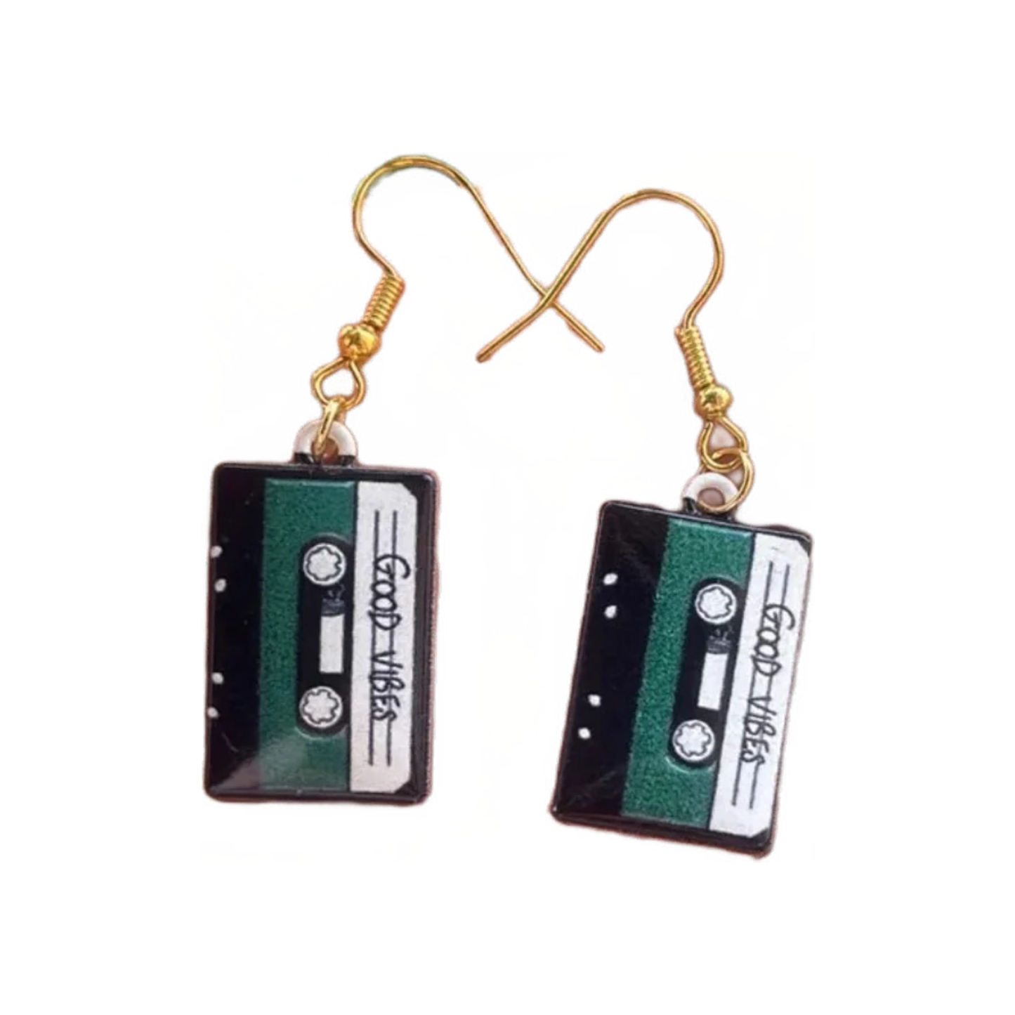 Adorable Retro Tape Deck Earrings