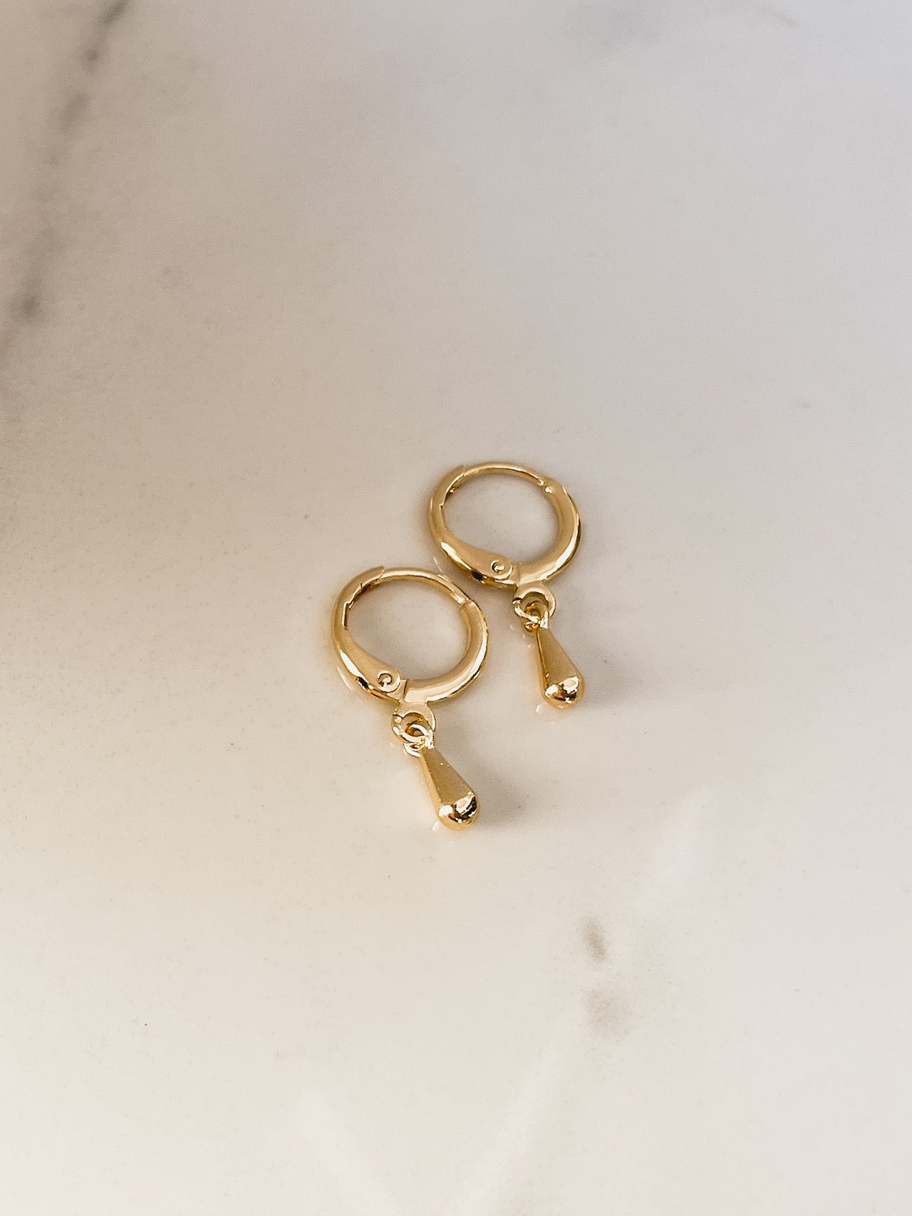 Beautiful 4 Pair Set of Gold Earrings