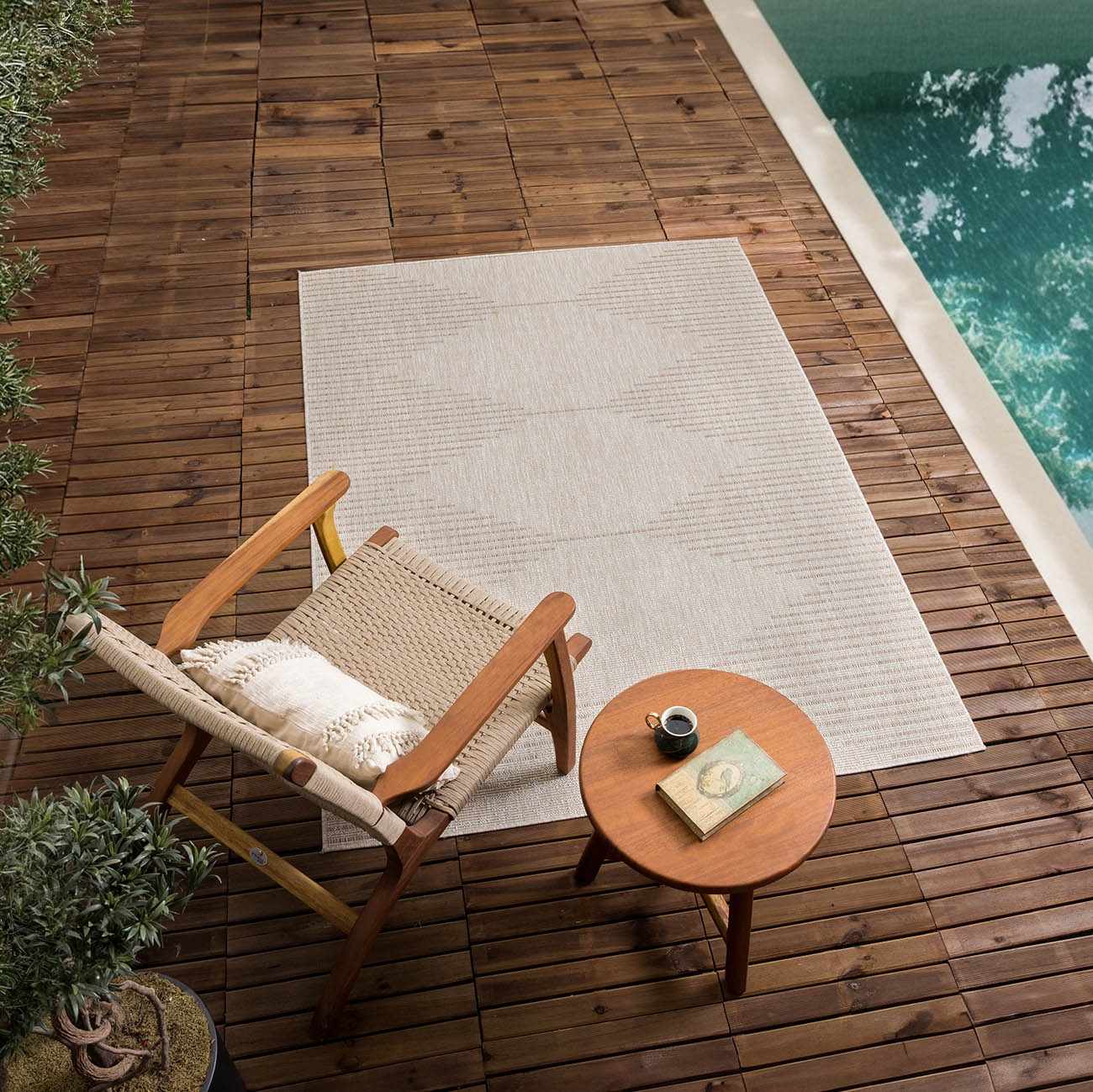 Stephan Beige Outdoor Rug - Boutique Rugs