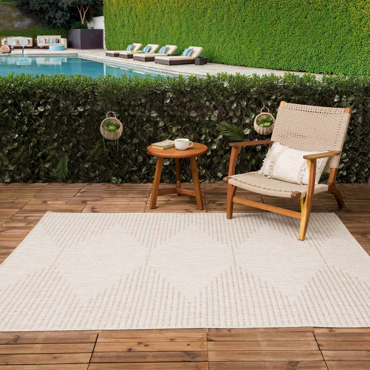 Stephan Beige Outdoor Rug - Boutique Rugs