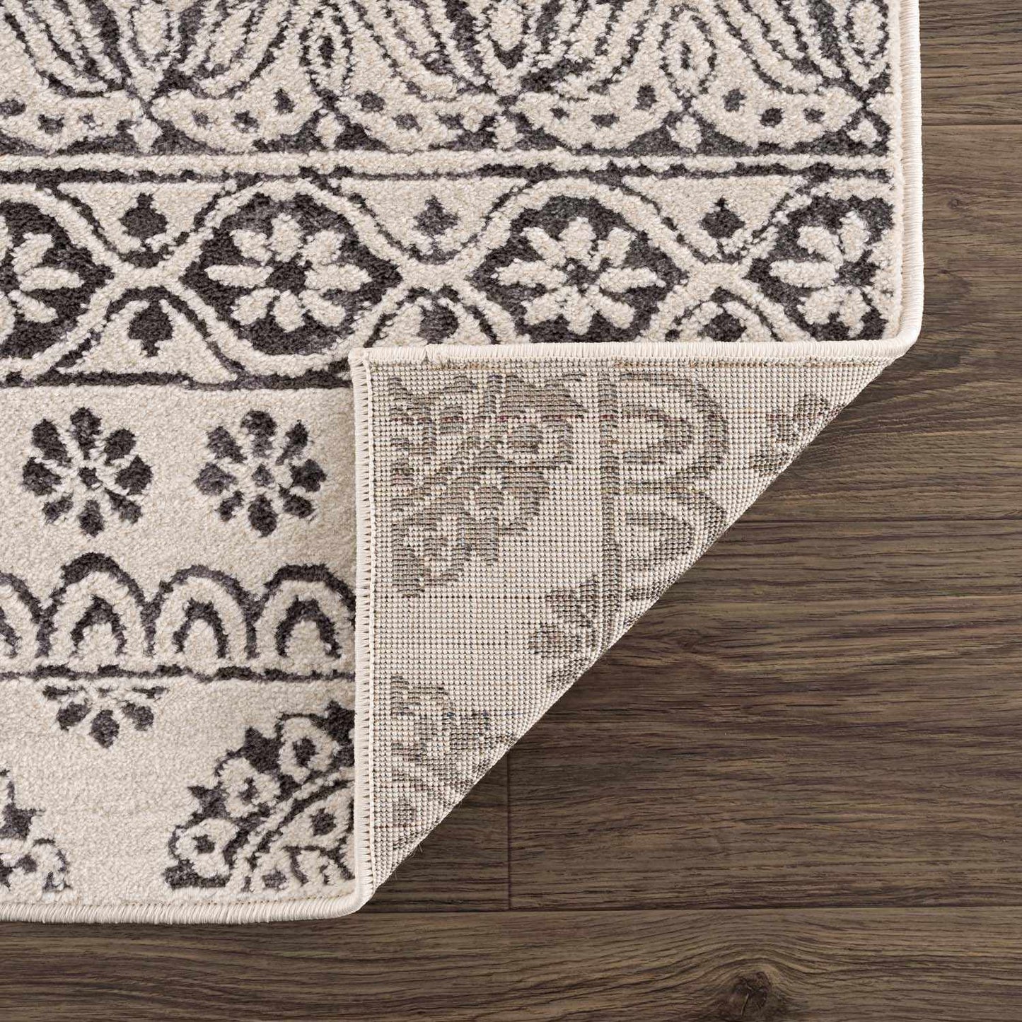 Warroad Black&White All Over Pattern Rug - Boutique Rugs