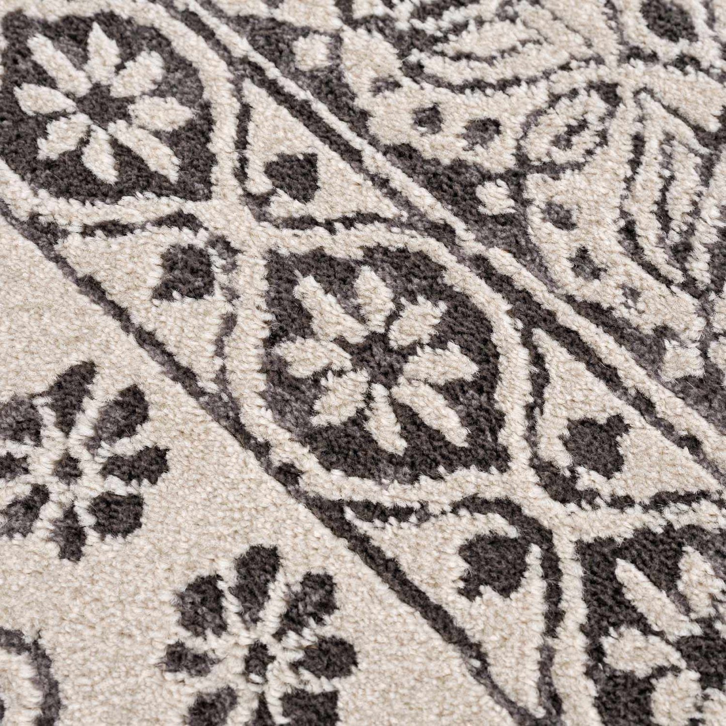 Warroad Black&White All Over Pattern Rug