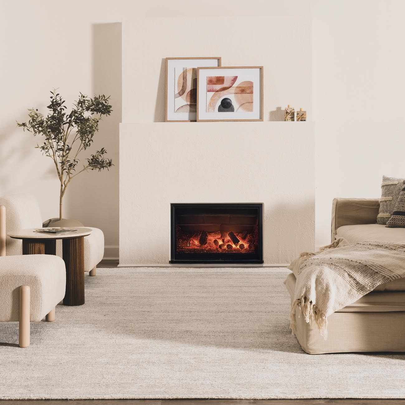 Slate Blue Hand Tufted Wool Blend Rug - Boutique Rugs