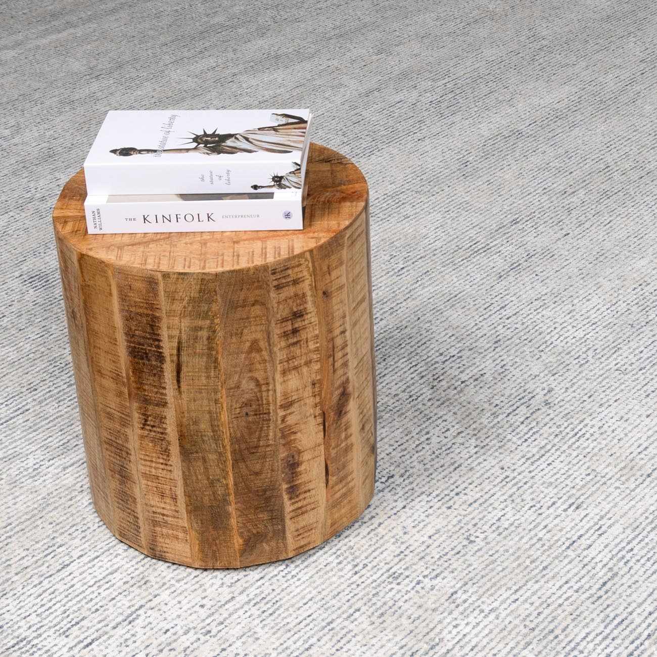 Slate Blue Hand Tufted Wool Blend Rug - Boutique Rugs