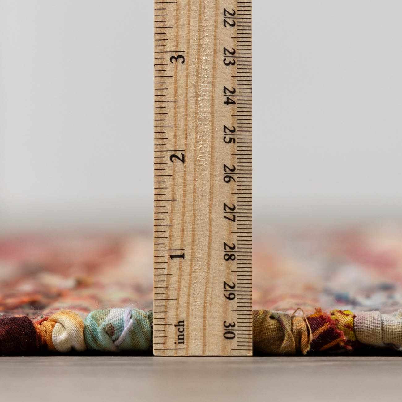 Multicolor Stripe Cotton Area Rug - Boutique Rugs