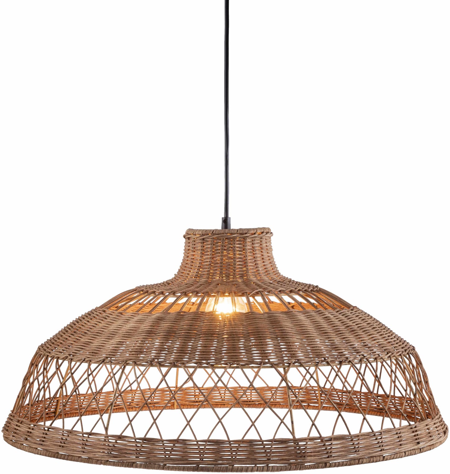 Rattan Woven Pendant Light - Boutique Rugs