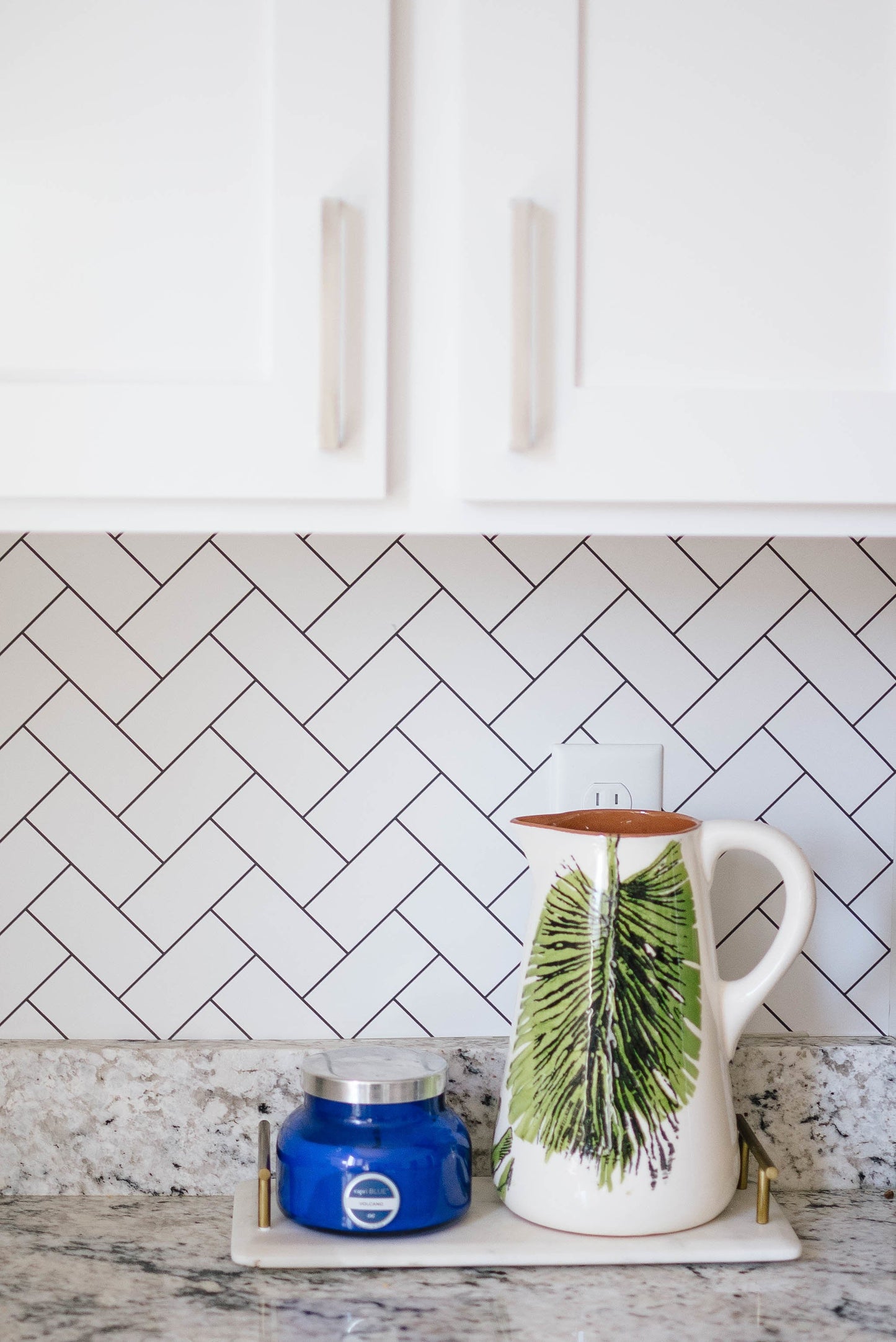 Herringbone Backsplash