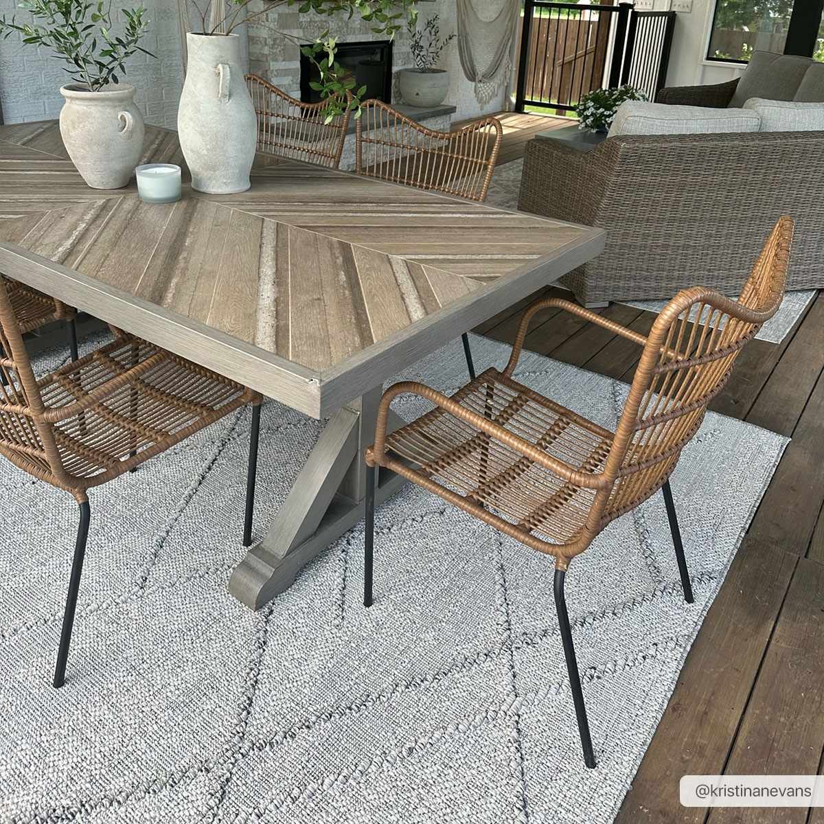 Baqer Bone & Tan Textured Performance Rug - Clearance - Boutique Rugs