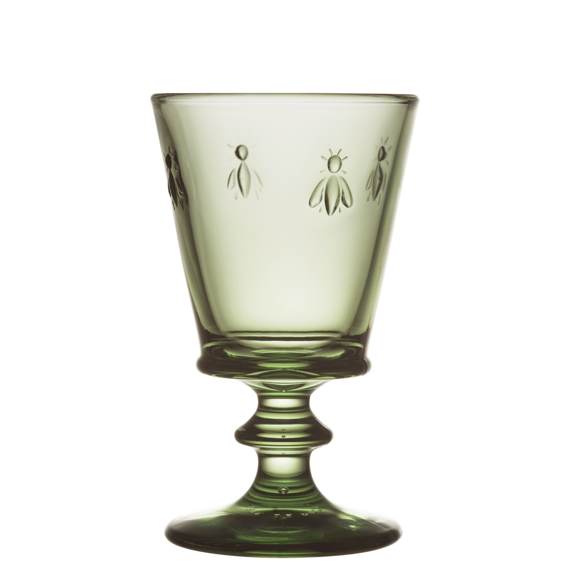 Bee Wine Glass Olive Set of 6 - La Rochere NA