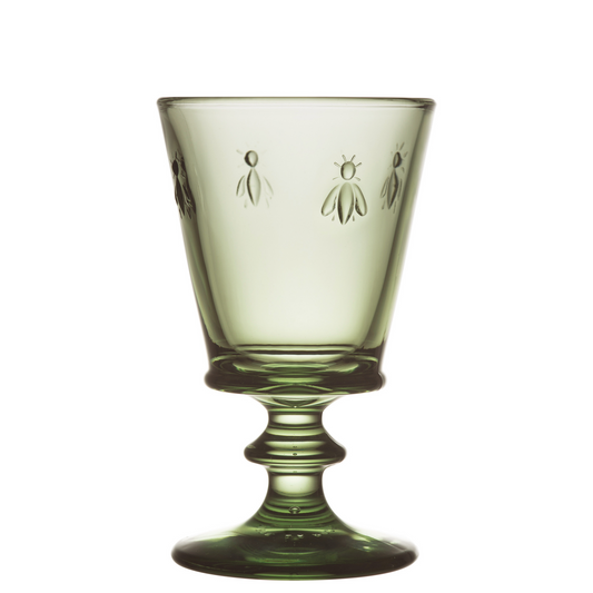 Bee Wine Glass Olive Set of 6 - La Rochere NA