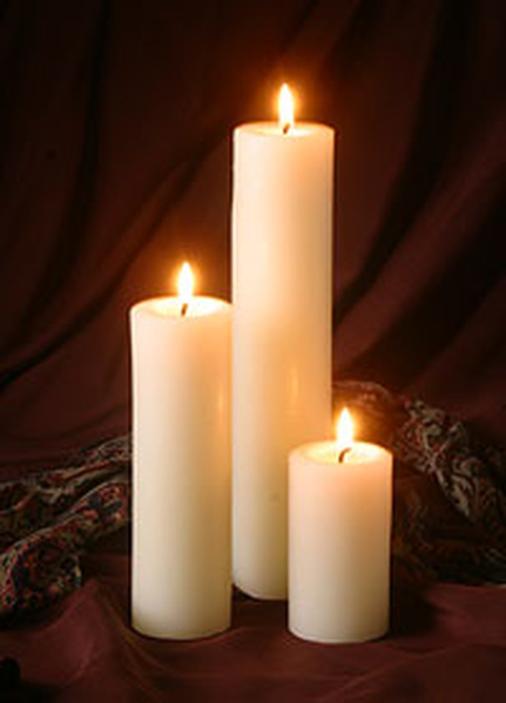 Beeswax Column Candle