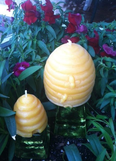 Beeswax Skep Candle