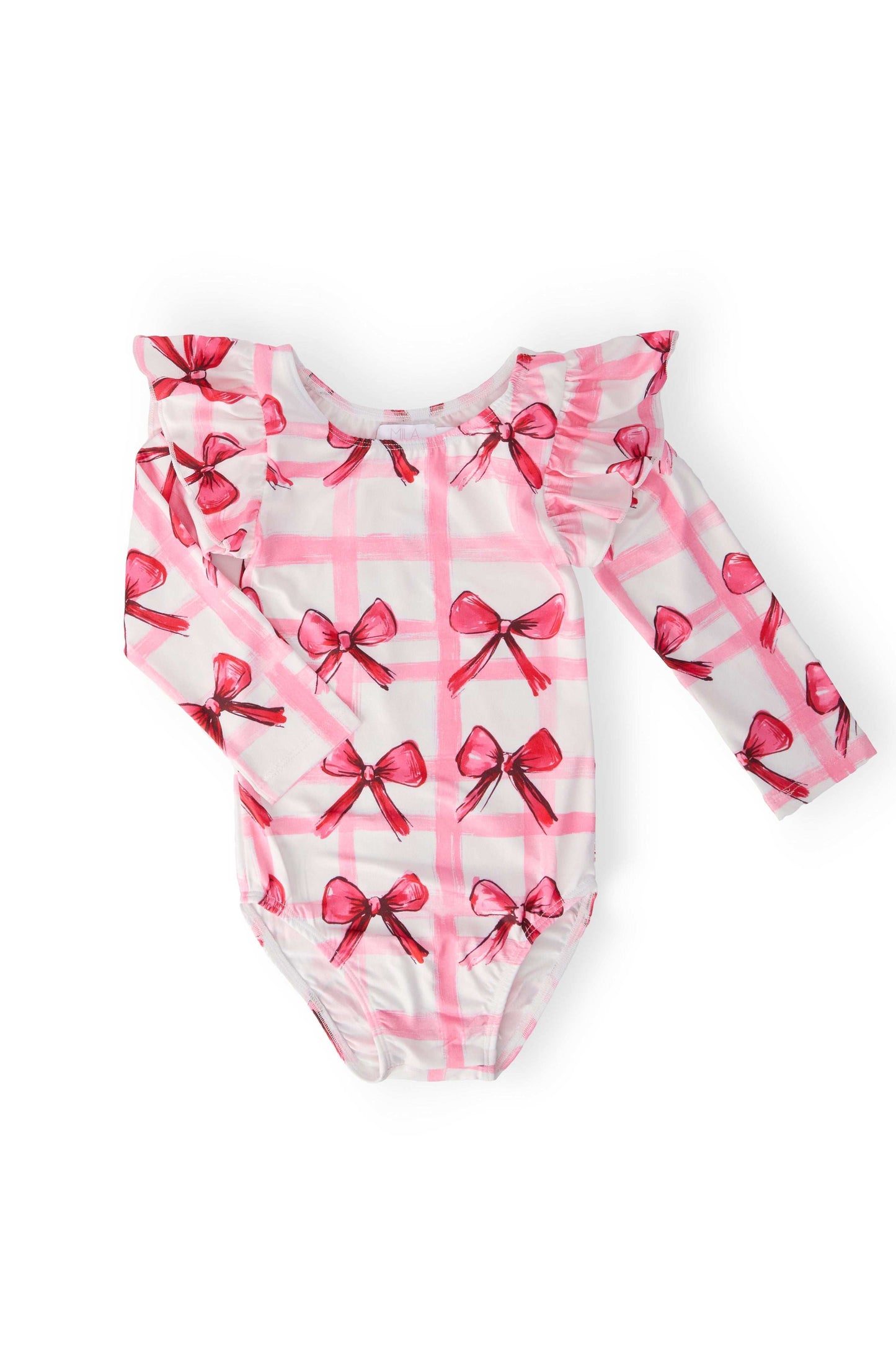 Bow La La L/S Flutter Sleeve Leotard - Mila & Rose ®
