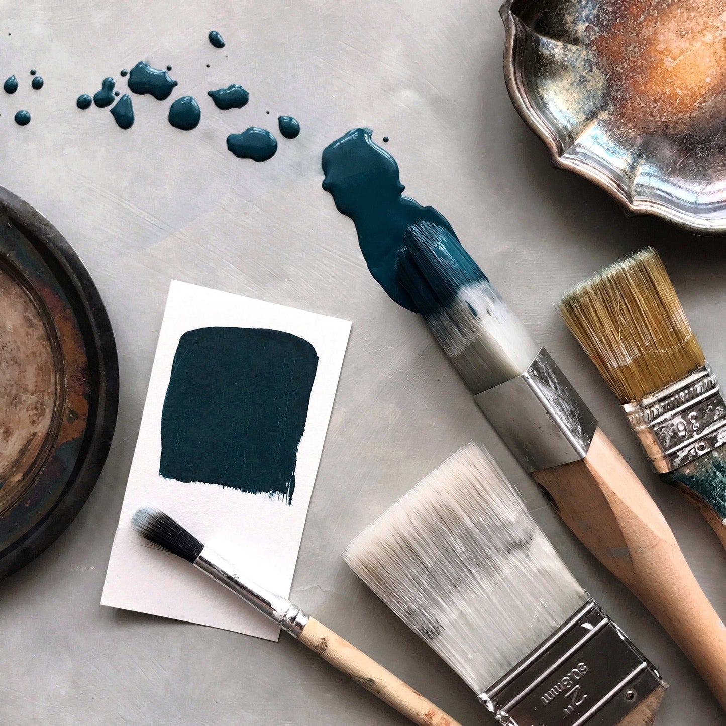 Brooks Grey - One Step Paint - 4oz Sample - Amy Howard At Home