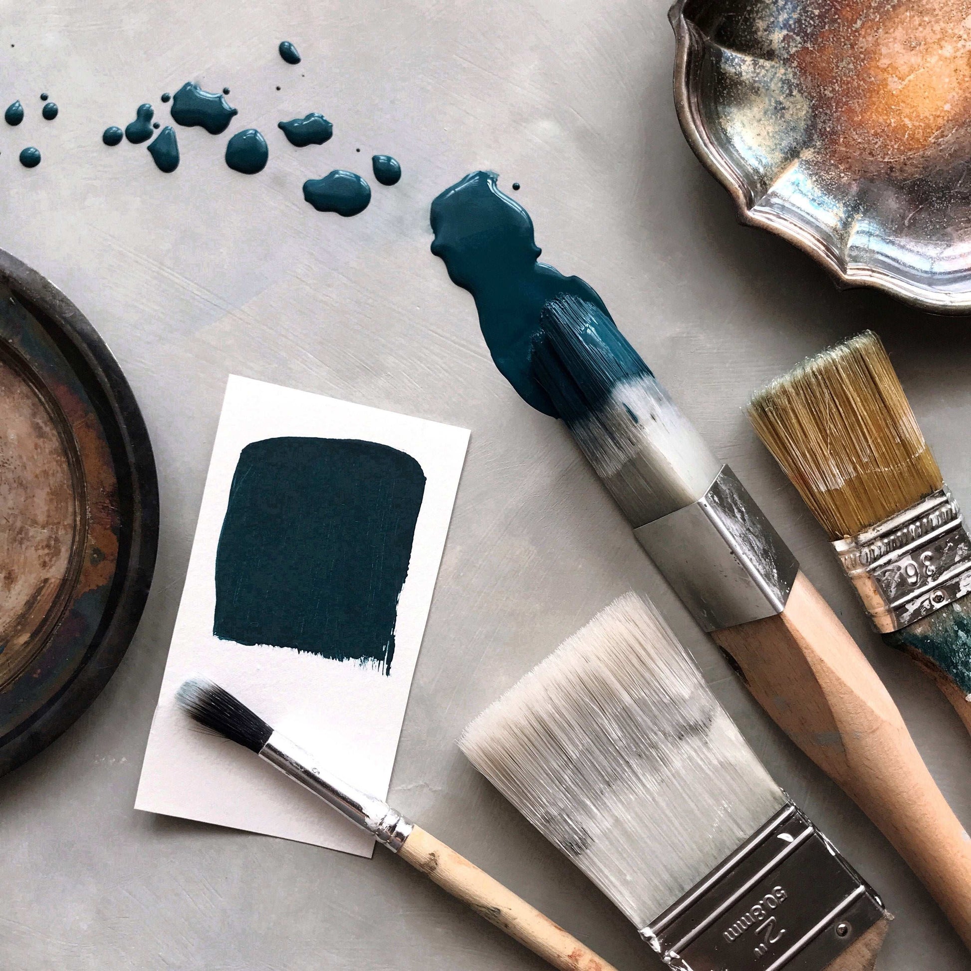 Brooks Grey - One Step Paint - 4oz Sample - Amy Howard At Home