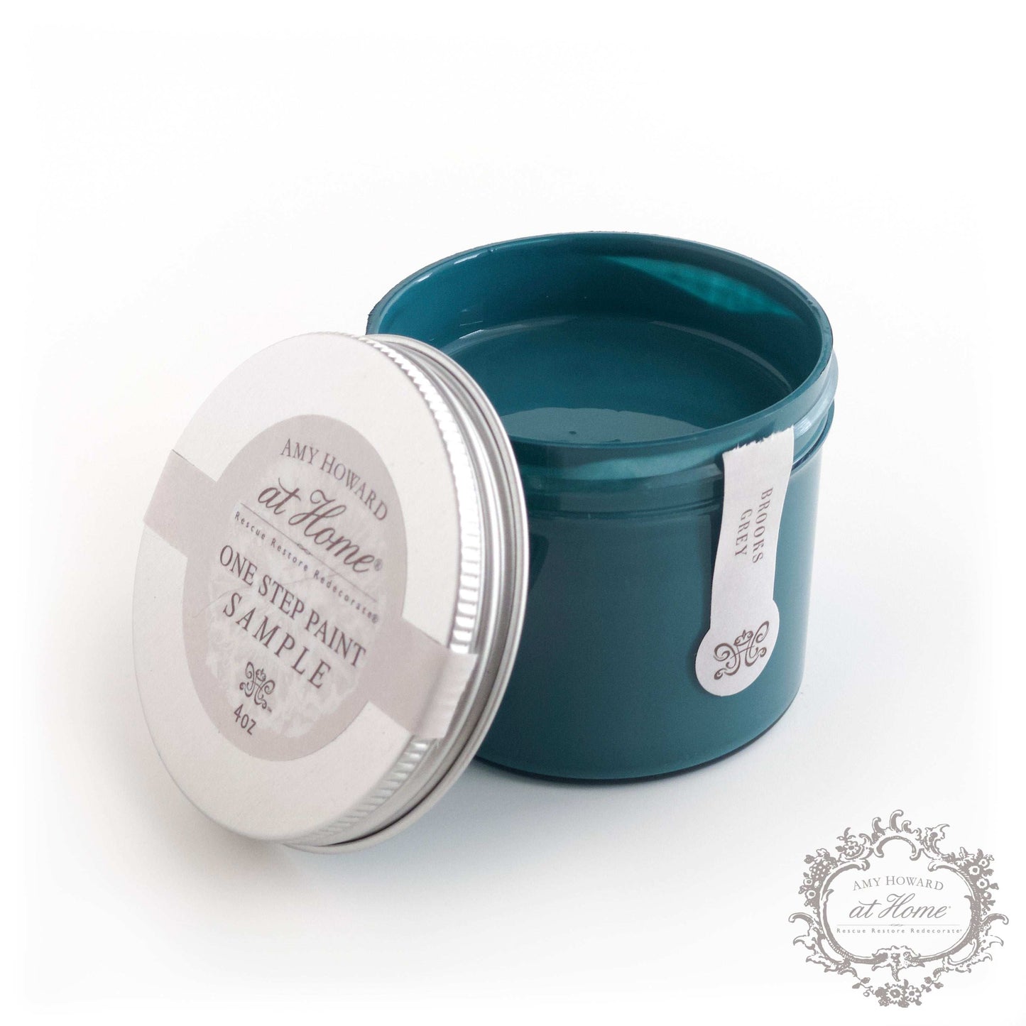 Brooks Grey - One Step Paint - 4oz Sample - Amy Howard At Home