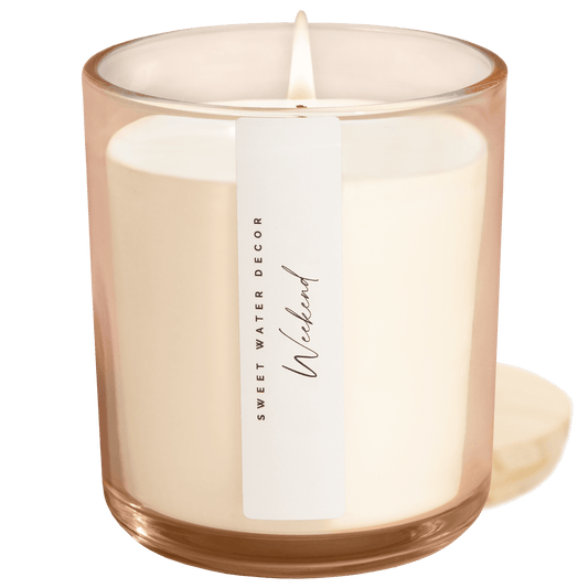 Weekend Soy Candle - Tinted Glass Jar - 12 oz